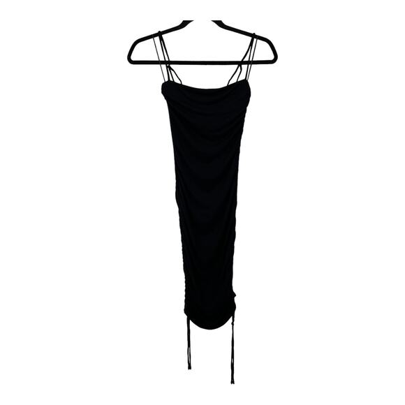 Good American Dresses & Skirts - Good American Dress ruched sleeveless black size 0 (XS)